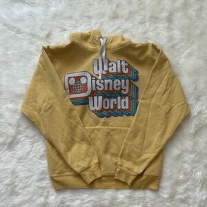 Walt Disney World Yellow Hoodie Size Small